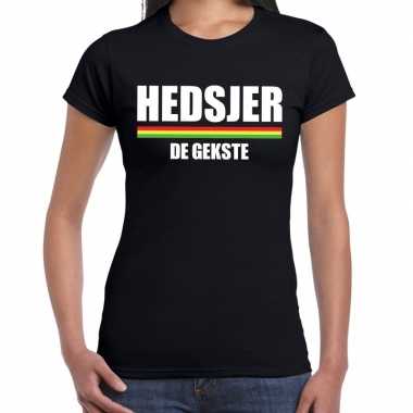 Carnaval hedsjer gekste t shirt zwart dames2020