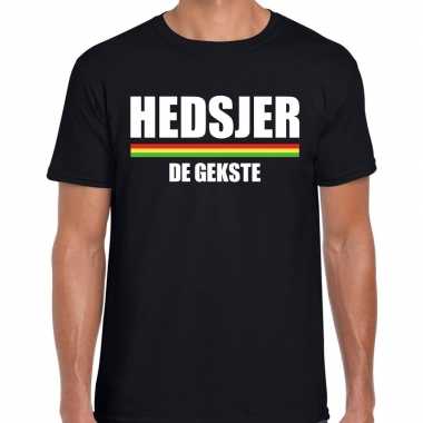 Carnaval hedsjer gekste t shirt zwart heren2020