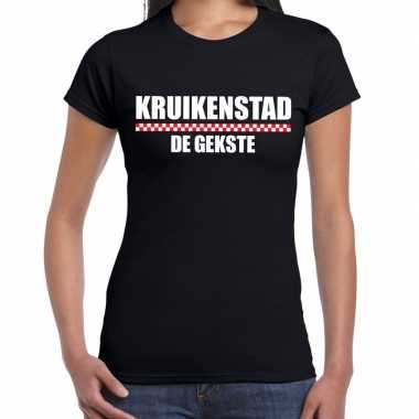 Carnaval kruikenstad gekste t shirt zwart dames2020