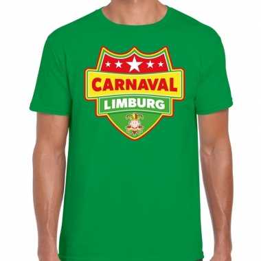 Carnaval verkleed t shirt limburg groen heren2020