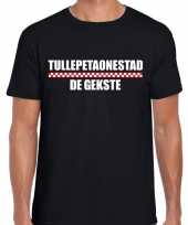 Carnaval tullepetaonestad gekste t shirt zwart heren