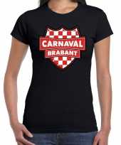 Carnaval verkleed t shirt brabant zwart voor dames