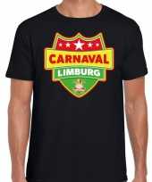 Carnaval verkleed t shirt limburg zwart heren