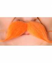 Grote koningsdag carnavalskleding accessoire oranje snor